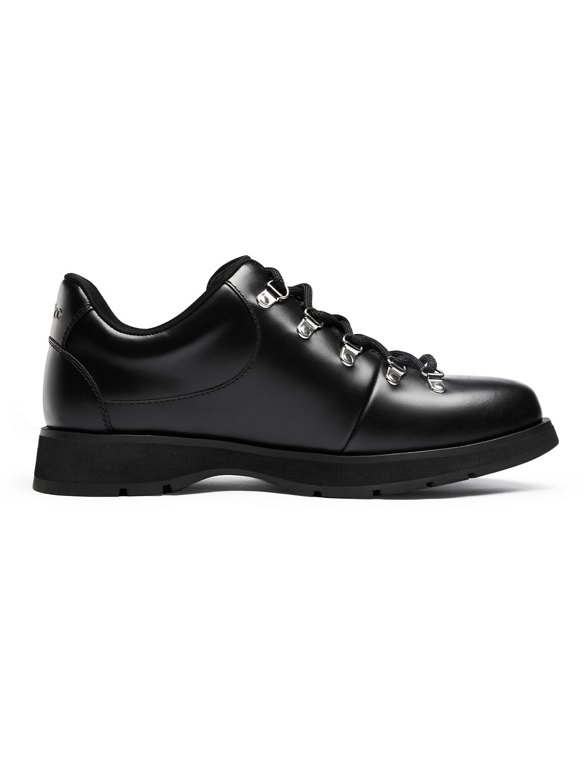 Mobius Suede Hiking Derby Shoes in Black – product image 3